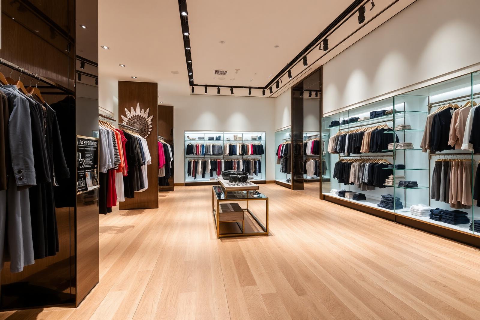 Premium winkelvloer in flagship store